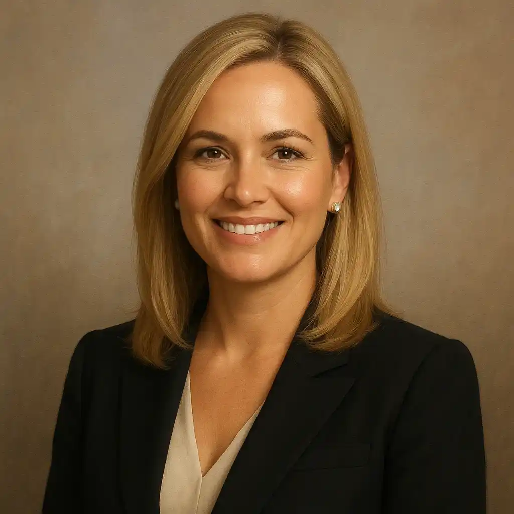 Vanessa Trump, American former model and socialite, smiling in formal attire