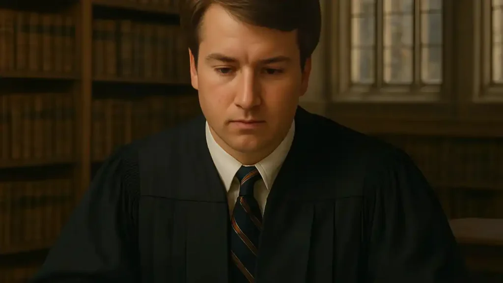 Brett Kavanaugh as a law student at Yale University
