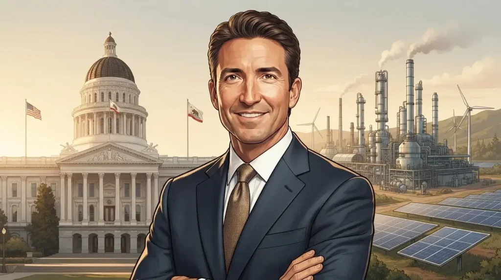 Michael Rubio, former California State Senator and Chevron Director of Sustainability, representing his journey from public policy to the energy industry.